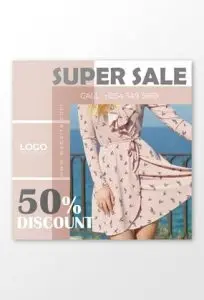 دانلود وکتور لایه باز فروش محصول با تخفیف ویژه