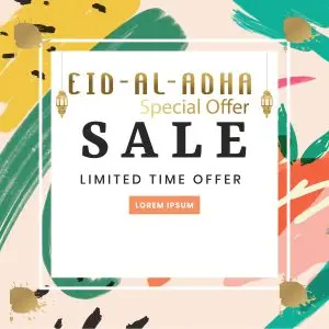 دانلود وکتور لایه باز فروش محصول با تخفیف