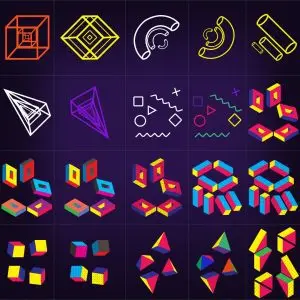 دانلود طرح لایه باز ایزومتریک isometric