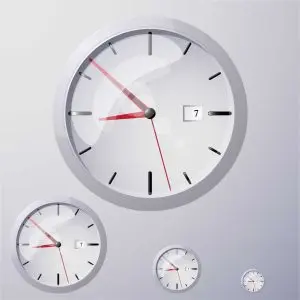 دانلود وکتور لایه باز ساعت دیواری
