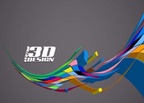 دانلود وکتور لایه باز سه بعدی