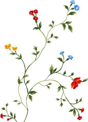 دانلود وکتور لایه باز گل