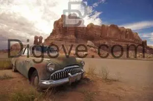 عکس با کیفیت ماشین زنگ زده