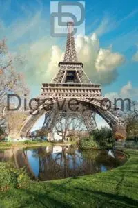 دانلود عکس با کیفیت سیاه و سفید برج ایفل