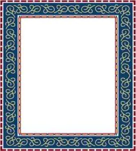 دانلود وکتور لایه باز فریم نقوش اسلیمی