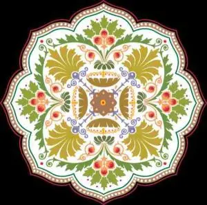 دانلود وکتور لایه باز الگوی اسلامی ماندالا