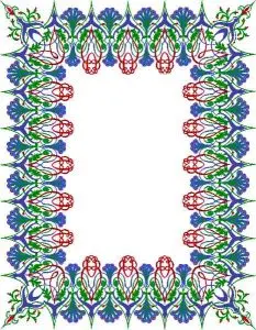 دانلود وکتور لایه باز قاب تزئینی قدیمی