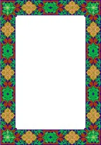 دانلود وکتور لایه باز قاب رنگی