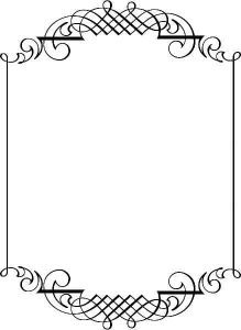 دانلود وکتور لایه باز فریم نقوش اسلیمی