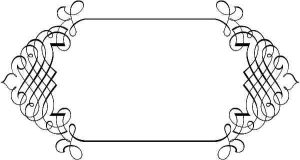 دانلود وکتور لایه باز فریم طومار طرح‌های تزئینی