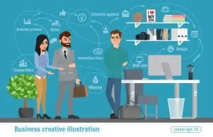 دانلود وکتور لایه باز کسب و کار خلاقانه