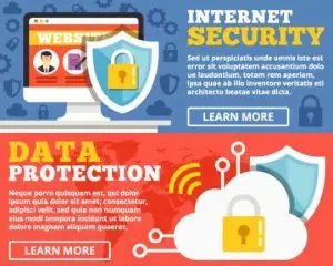 دانلود وکتور لایه باز سایت امنیت اینترنت ،حفاظت از داده ها