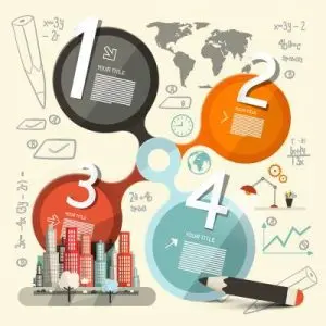 دانلود وکتور لایه باز اینفوگرافی تحصیلی