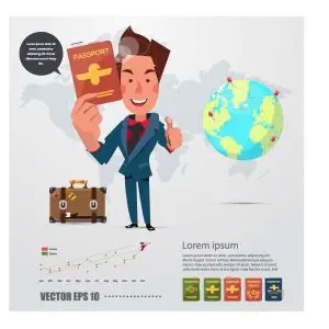 دانلود وکتور لایه باز پاسپورت