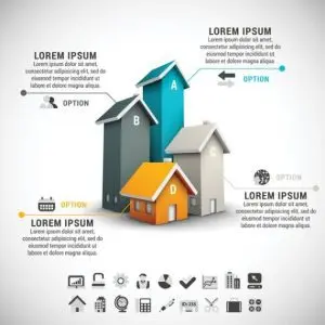 وکتور لایه باز اینفوگرافی مسکن