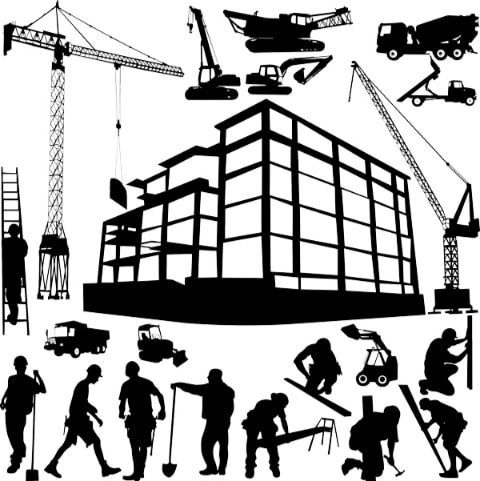 دانلود وکتور لایه باز آیکون‌های تجهیزات ساختمانی