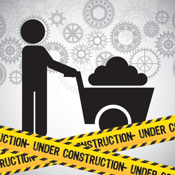 وکتور لایه باز کارگر ساختمانی