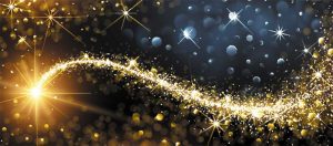 دانلود وکتور لایه‌باز افکت نور و درخشش طلایی