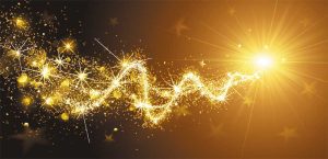 دانلود وکتور لایه‌باز انتزاعی درخشش طلایی