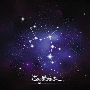 دانلود وکتور لایه‌ باز انتزاعی کهکشانی صورت فلکی قوس