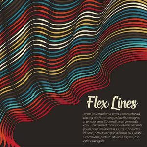 دانلود طرح لایه‌ باز انتزاعی خطی