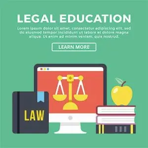 دانلود طرح لایه‌ باز سایت آموزش حقوق