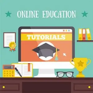 دانلود وکتور لایه‌ باز آموزش آنلاین