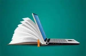 دانلود وکتور لایه‌ باز کتاب دیجیتالی و آنلاین