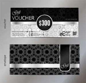دانلود طرح لایه‌ باز کارت هدیه و پاکت اختصاصی