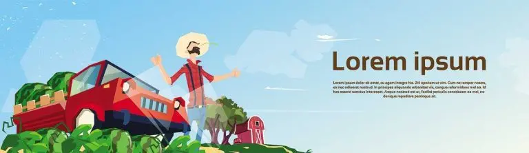 دانلود طرح لایه باز پوستر کشاورزی و کامیون حمل محصولات