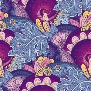 دانلود وکتور لایه باز بکگراند اسلیمی با الگوی تزئینی متراکم