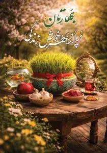 دانلود طرح لایه‌باز پوستر بهارتان پر از عطر خوش زندگی