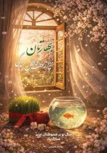 دانلود طرح لایه‌باز پوستر تبریک نوروز