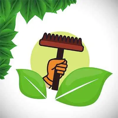 دانلود طرح لایه‌باز کشاورزی با نماد ابزار باغبانی