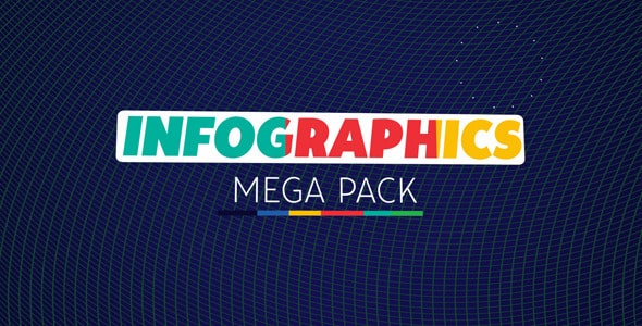 دانلود پروژه آماده افترافکت موشن گرافی infographics mega pack
