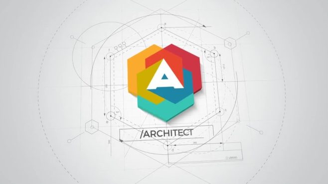 دانلود پروژه آماده افترافکت لوگو معماری Architect Logo Reveal