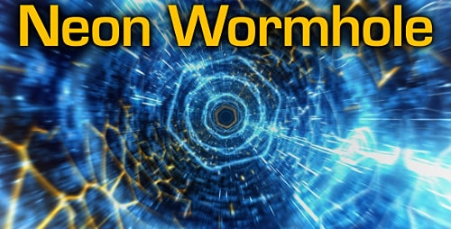 دانلود پروژه آماده افترافکت کرم چاله و تونل نئون Neon Wormhole
