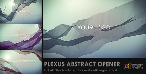 دانلود پروژه آماده افترافکت اینترو سینمایی  Plexus Abstract Opener