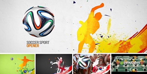 دانلود پروژه آماده افترافکت لوگو ورزشی فوتبال Soccer Sport Opener