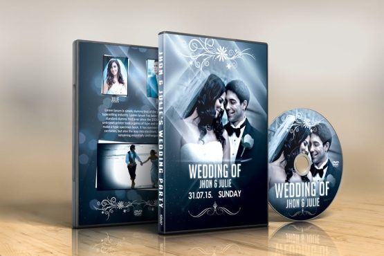 دانلود طرح لایه باز کاور DVD عروسی