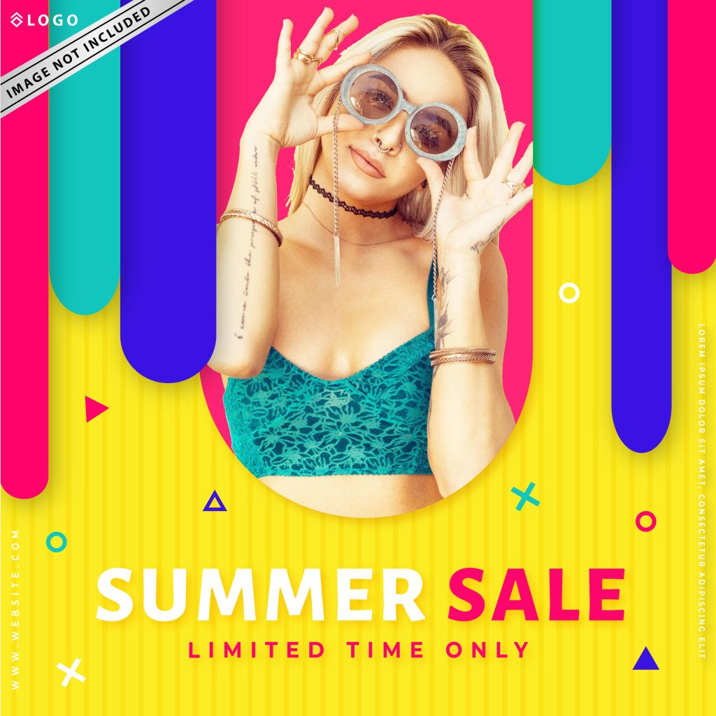 دانلود وکتور لایه باز فروش محصول با تخفیف ویژه