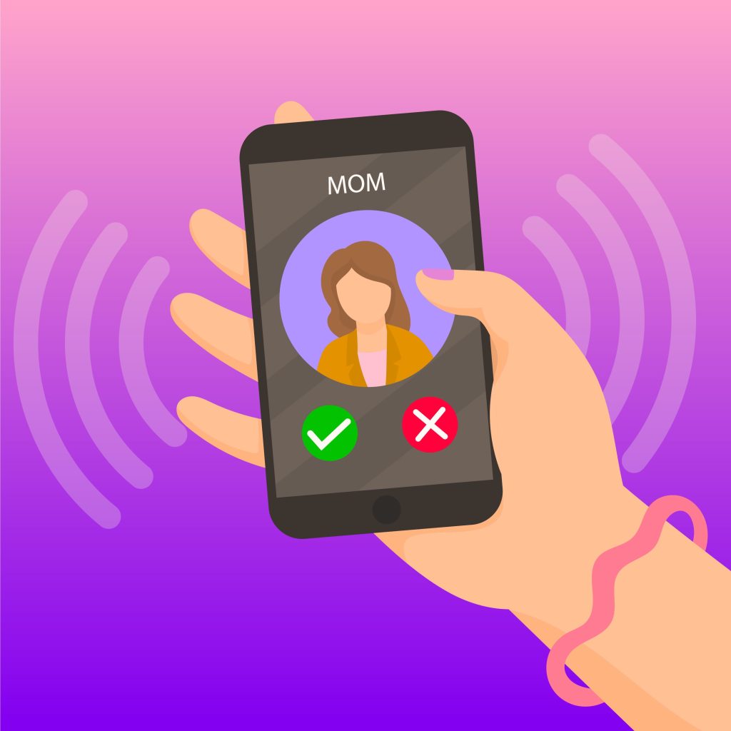 دانلود وکتور لایه باز تماس صوتی ، تصویری