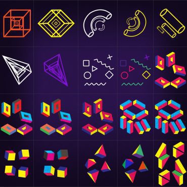 دانلود طرح لایه باز ایزومتریک isometric