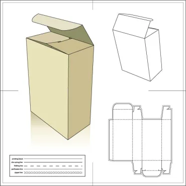 دانلود وکتور لایه باز موکاپ بسته بندی محصول