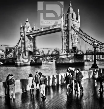 دانلود عکس با کیفیت سیاه و سفید پل