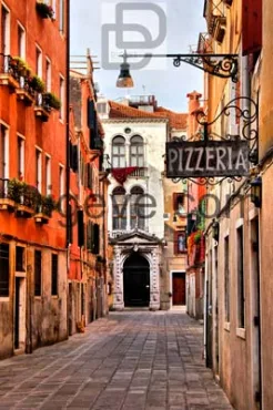 دانلود عکس با کیفیت بکگراند خیابان زیبا در ونیز