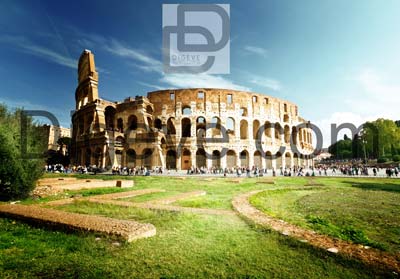 دانلود عکس با کیفیت نمای زیبای رم آرنا