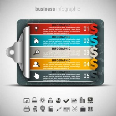 دانلود وکتور لایه باز اینفوگرافی تجارت ، کسب و کار