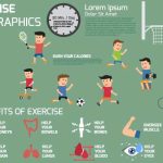 دانلود وکتور لایه باز اینفوگرافی تمرین EXERCISE INFOGRAPHICS