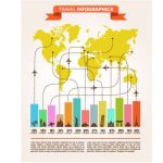 دانلود وکتور لایه باز اینفوگرافی جهانگردی